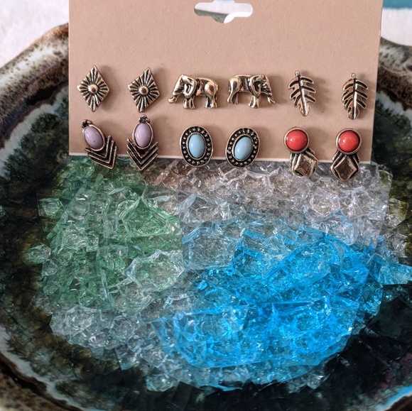 ♦️ B2G1FREE♦️Set of 6 Earrings - Picture 1 of 1